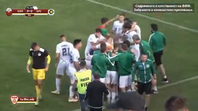 ПМФЛ - 11. коло (ШКЕНДИЈА - АП БРЕРА 0-1) Еврогол на Лео Антонио