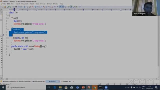 Online Java Class for beginners Bhutan Live Lesson 4 part 3 смотреть онлайн