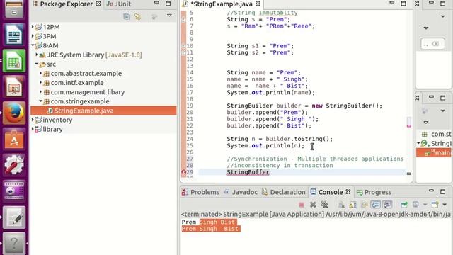 String Immutability String builder String buffer Array heap memory