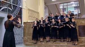 Академический хор НГУ — Вечерняя звезда (Р. Шуман), худ. рук. Евгения Агаркова