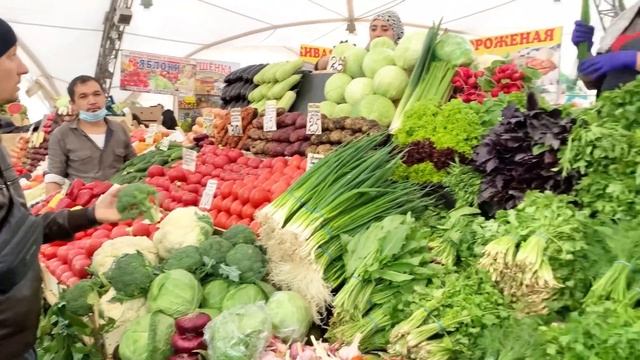 ?ТРАТИМ ДЕНЬГИ НА РЫНКЕ?ЗАПАСЫ НА ЗИМУ ❄️ЭКОНОМИЯ? смотреть онлайн