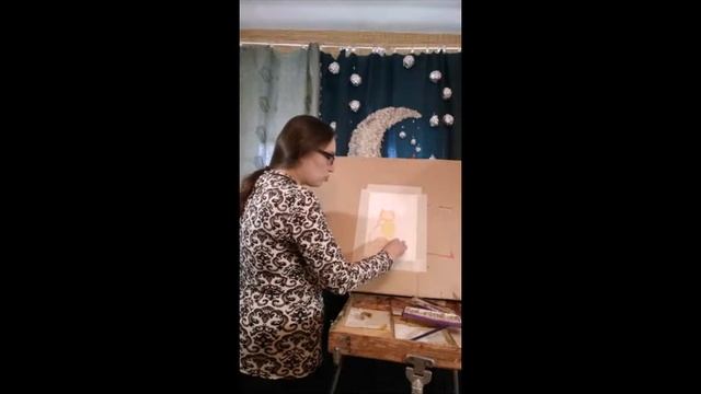 Рисуем Мартовскую кошку масляной пастелью смотреть онлайн