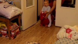 Резиновая Лошадка Прыгун в Мягком Чехле для Деток