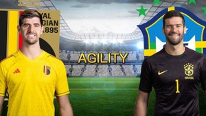 THIBAUT COURTOIS VS 2022 WORLD CUP LEGENDS 🔥 (LONG VS) 🔥