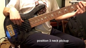 Yamaha TRB JP1 with moving neck pickup