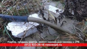 Насос PEDROLLO 3SRM 2 22 монтаж насоса в скважину и подключение реле давления, защиты от сухого ход