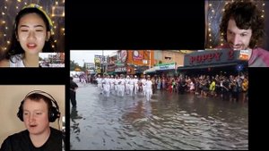 Реакция иностранцев на Марш Русских Моряков в Тайланде