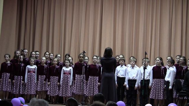 Старший хор "Акварель" отделение доп.образования школа 1103. "Эта музыка" смотреть онлайн