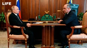 Путин проводит совещание с Темрезовым