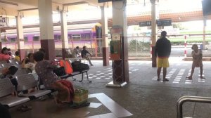 Вокзал в Сураттхани, покупаем билет на поезд до Бангкок