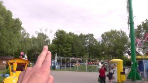 Аттракционы в Нижнем парке города Липецк, июнь 2018!