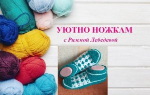№ 16 Следки двухцветным узором с шишечками