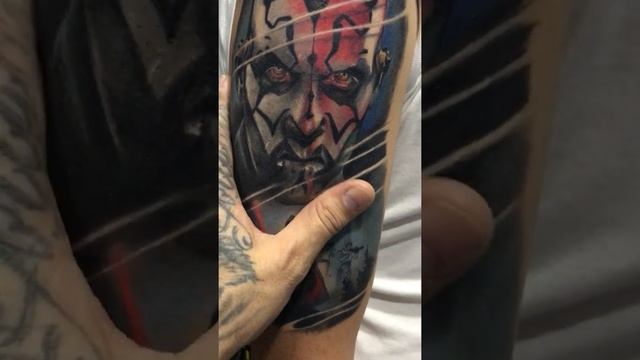 tatuaje dark maul star wars consilium tattoo