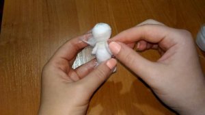 DIY  КАК СДЕЛАТЬ ЁЛОЧНУЮ ИГРУШКУ ИЗ ВАТЫ