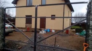 Установка распашных ворот 89219550731 СПб