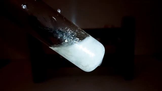 Реакция ХЛОРИДА ЦИНКА и ГИДРОКСИДА НАТРИЯ. Reaction of ZINC CHLORIDE and SODIUM HYDROXIDE
