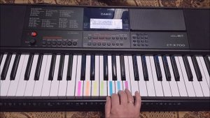 БЫЧОК. Урок 6 для начинающих играть на фортепиано.