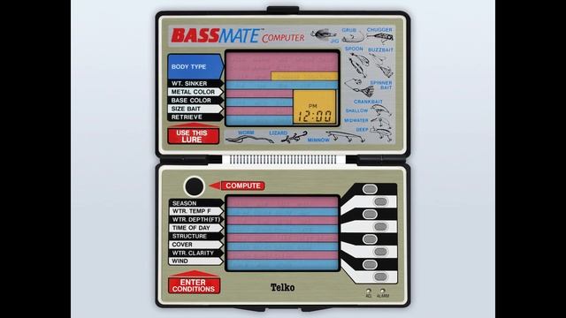 Game & Watch - Bassmate Computer (c)1984 Telko _ Nintendo