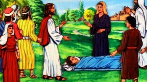 Иисус воскрешает сына вдовы из Наина