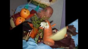 Поделки из природного материала "Чудеса с грядки"