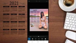 HOW TO CREATE CALENDAR IN MOBILE PHONE/Panu gumawa ng Calendar sa Mobile Phone/Picsart editing