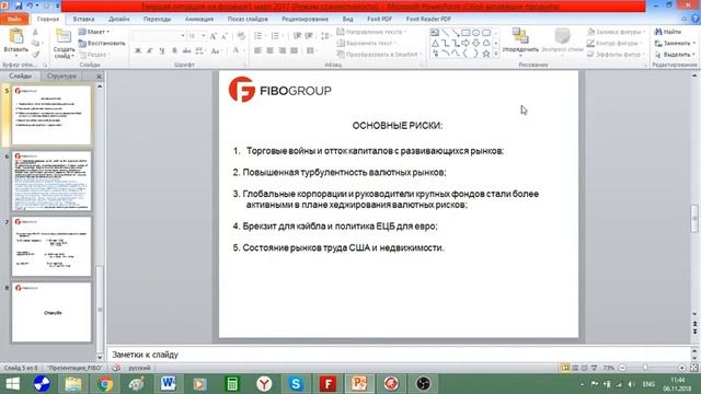 Текущая ситуация на FOREX