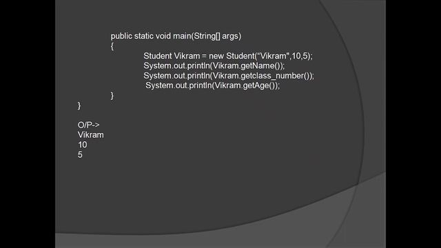 CLASS AND OBJECT IN JAVA