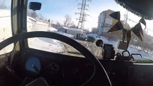 Turbo 8 про сдачу экзамена категории СЕ. Обновка в кабину с Ozona. МАЗ 5551 буксует.