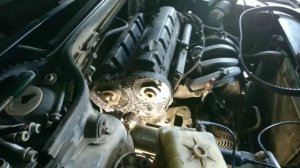 Замена сальников распредвалов и коленвала Peugeot 407