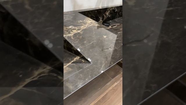 Дизайнерская раковина из керамогранита