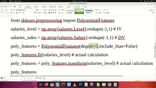 Polynomial Regression in Python 3(B)