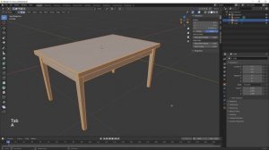 Blender. Моделювання стола (з коментарями)