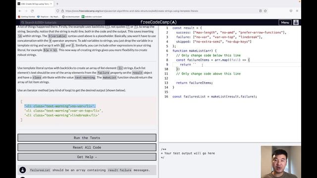 FreeCodeCamp: ES6