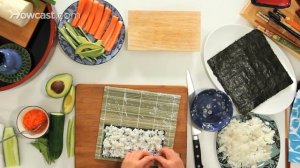 How to Make a California Roll | Sushi Lessons