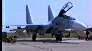 Праздник двухлетия освоения СУ-27  в Кущевской 1994 г. Часть 2