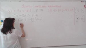 Решение линейных неравенств