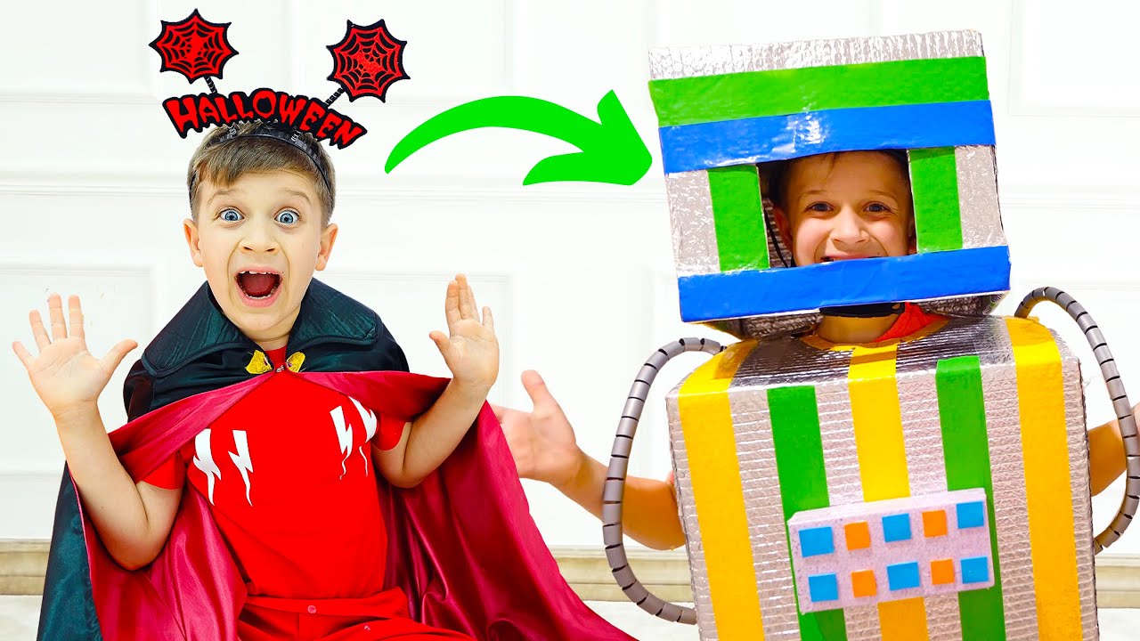 Рома стал роботом. Другие истории Дианы и Ромы [Видео для детей] смотреть онлайн