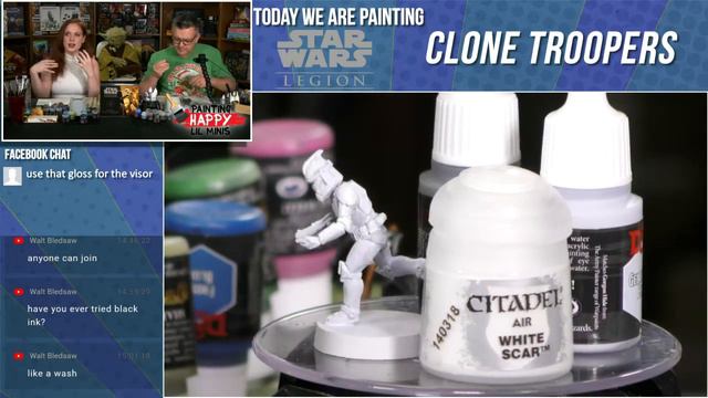 #StarWars Legion | How to paint miniatures | Painting Happy Lil Minis | Live #Tutorial Show