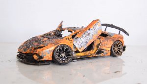 Lambroghini Huracan - Реставрация модели авто\\ Крутые идеи для подростков!