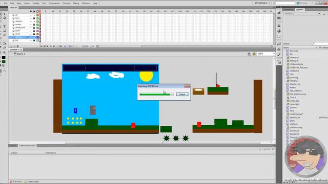 Видео Уроки Flash. Платформер. Что делаем дальше? смотреть онлайн