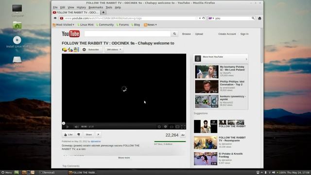 Linux Mint 13 Maya Cinnamon смотреть онлайн
