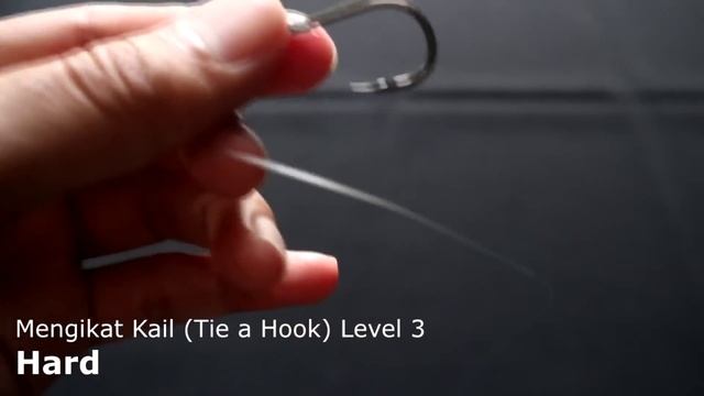 4 Level Mengikat Kail Pancing (Tie a fishing hook) смотреть онлайн