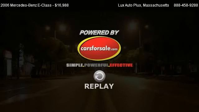 2006 Mercedes-Benz E-Class 3.5L - for sale in Newton, Massachusetts 02465 смотреть онлайн
