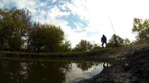 Выращивание карпа в маленьком пруду возле дома, эксперимент. ч29 большой улов