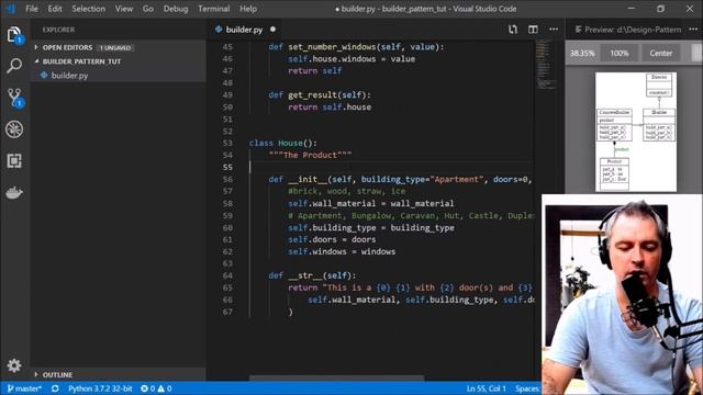 Builder Design Pattern in Python