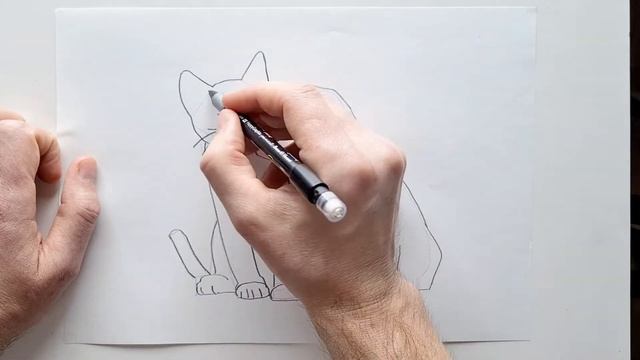 Master Drawing cat and a dog with This Easy Pencil Tutorial for Kids -  How to draw a cat and a dog