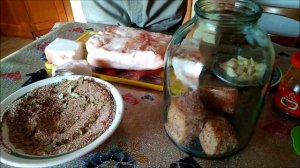 ✅? САЛО В БАНКЕ - наш фирменный посол !  Вы такого вкусного и ароматного сала ещё не пробовали !