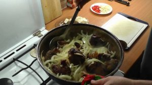 Говядина на  рёбрышках, жареная в казане..Превосходно!