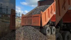 Выгрузка Гранитного щебня фр 20-40