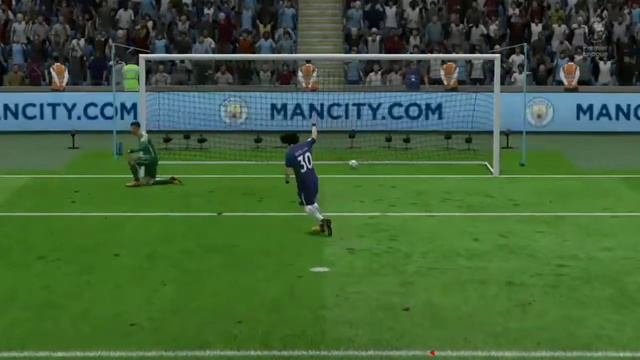 Серия пенальти под музыку ман сити-челлси.fifa 18